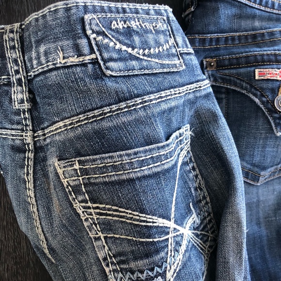 9 pairs of women’s designer denim jeans. 7 for all mankind, true religion & more - Picture 12 of 15